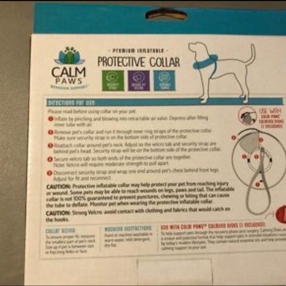 Inflatable protective Dog Collar, large - Picture 3 of 3